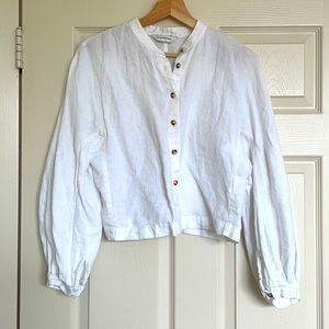 Club Monaco 100% Linen Shirt
